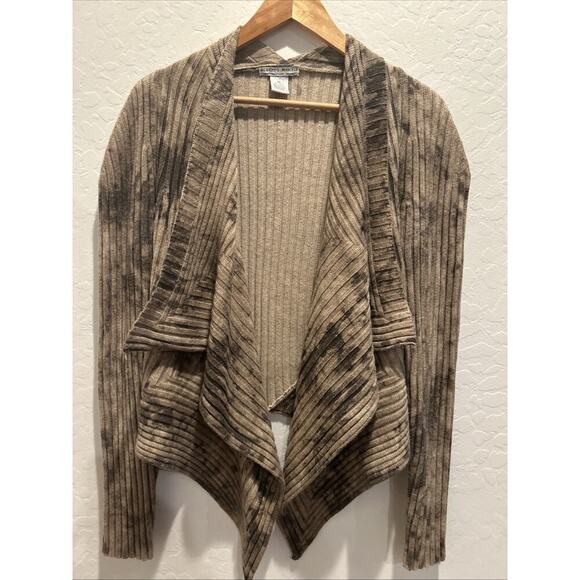 Alberto Makali Sweaters - Alberto Makali Cardigan Brown Wool Blend Knit Sweater XL Lagenlook Y2K Boho